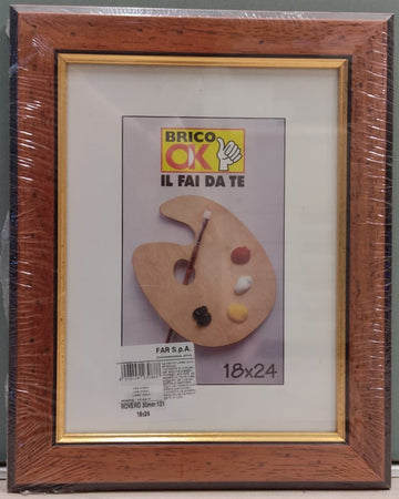 FAR S.P.A - CORNICE "ROVERE" 30MM - 18X24CM COL.131 - IN LEGNO AYOUS