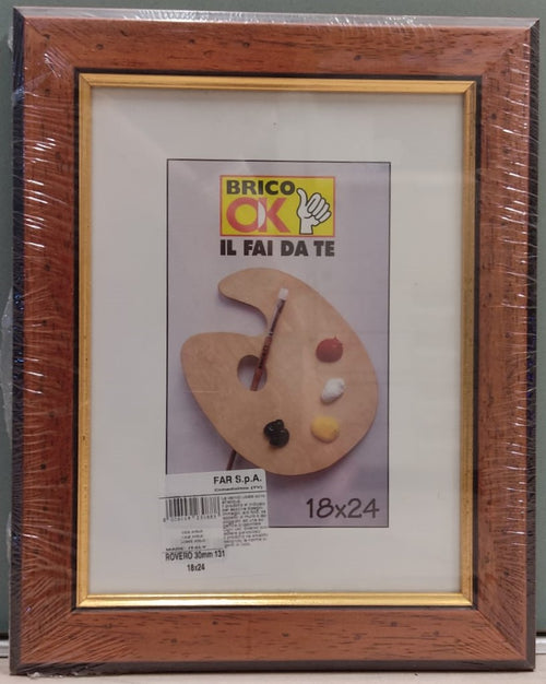 FAR S.P.A - CORNICE ROVERE 30MM - 18X24CM COL.131 - IN LEGNO AYOUS