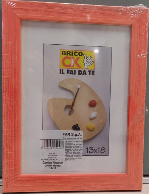 FAR S.P.A. - CORNICE NEWMAN ROSSA 13X18CM - IN LEGNO PINO