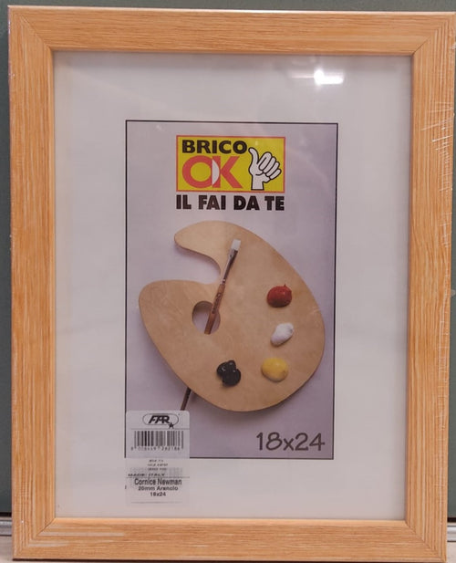 FAR S.P.A. - CORNICE NEWMAN ARANCIO 18X24CM - IN LEGNO PINO