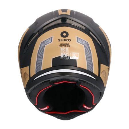Shiro - Casco integrale Hunter Mando nero oro matt XL