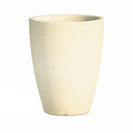 Vaso Cromia Adone rotondo decorazione in resina "Made in Italy" da h 38 cm