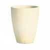 Vaso Cromia Adone rotondo decorazione in resina Made in Italy da h 38 cm