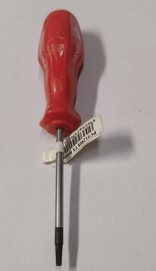 PROMAX - CACCIAVITE GS CON PUNTA TORX T8x60MM - MANICO ROSSO ERGONOMICO