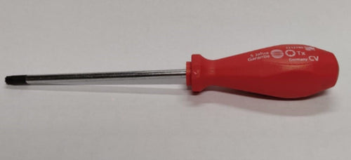 SUKI - GIRAVITE TORX TX27 PER VITI CON TESTA A STELLA - MANICO ROSSO