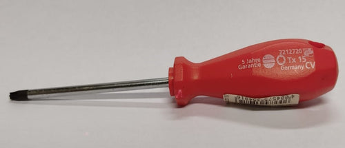 SUKI - GIRAVITE TORX TX15 PER VITI CON TESTA A STELLA - MANICO ROSSO