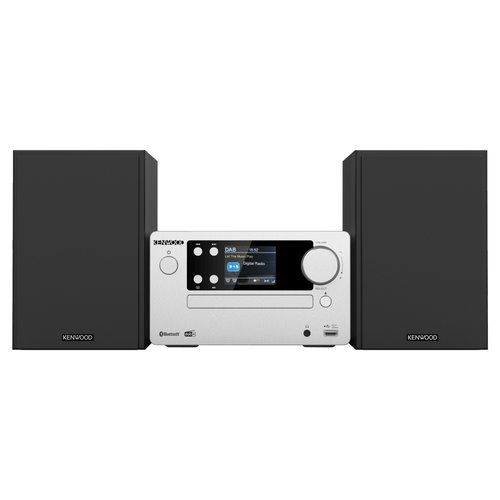 Compatto hi fi kenwood m725dab s bluetooth silver silver