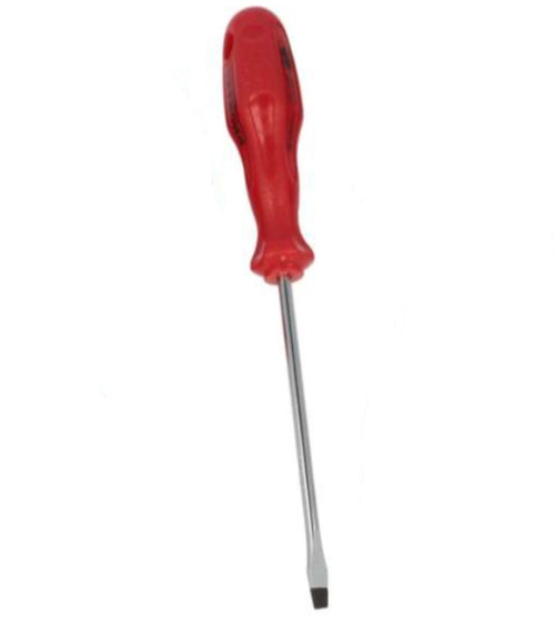 PROMAX - CACCIAVITE GS CON PUNTA PIATTA MAGNETICA 5,5x150MM - MANICO ROSSO ERGONOMICO