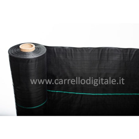 Telo professionale per pacciamatura anti alga/ erbacce in polipropilene 210cm x 40m - 100gr/mq