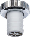 RACCODO PER TUBO FLESSIBILE IN PLASTICA - PORTAGOMMA ABS 3/4 - SIGILLATURA PIATTA **