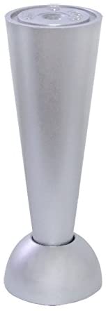 MASIDEF - PIEDINO IN METALLO SERIE EVOLUTION - Ø45MM - H.130MM -IN ALLUMINIO
