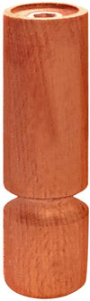 PIEDINO PER MOBILI IN LEGNO DI CILIEGIO SERIE BIRILLO Ø40MM - H.80MM