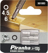BLACK&DECKER - 3 PEZZI - PIRANHA INSERTI PER CACCIAVITI ESAGONALI 4-5-6MM