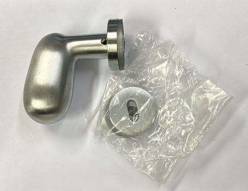 CONMETALL - MANIGLIA POMOLO UOVO Q8 CROMO SATINATO