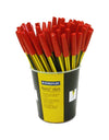 Confezione 50 penne Noris Stick Staedtler Rosse a sfera