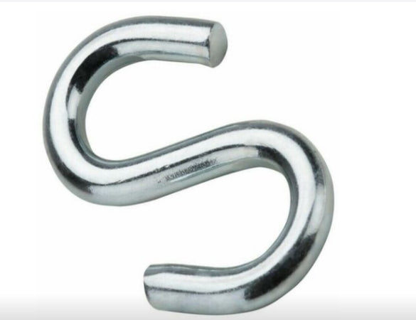 MAGGI GROUP - 20 PEZZI - GANCI AD "S" ZINCO-CROMATI 3MM *