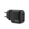 Verbatim mini gan charger 70w universale nero ac ricarica rapida interno - 32229