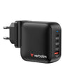 Verbatim mini gan charger 100w universale nero ac ricarica rapida interno - 32231