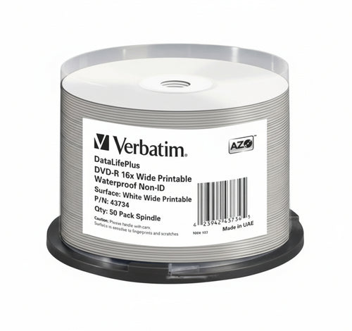 Verbatim datalifeplus 4,7 gb dvd-r 50 pz - 43734/50
