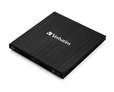 Verbatim external slimline lettore di disco ottico blu-ray rw nero - 43890