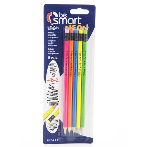 Matite HB con gomma Neon pellicola fluorescente per scuola, ufficio e studio