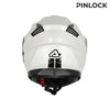 ACERBIS-Casco modulare Serel 2206 Bianco M