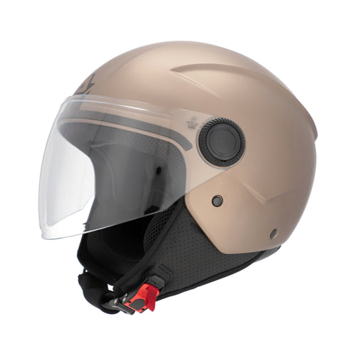 ACERBIS-Casco jet brezza metallic Marrone XL
