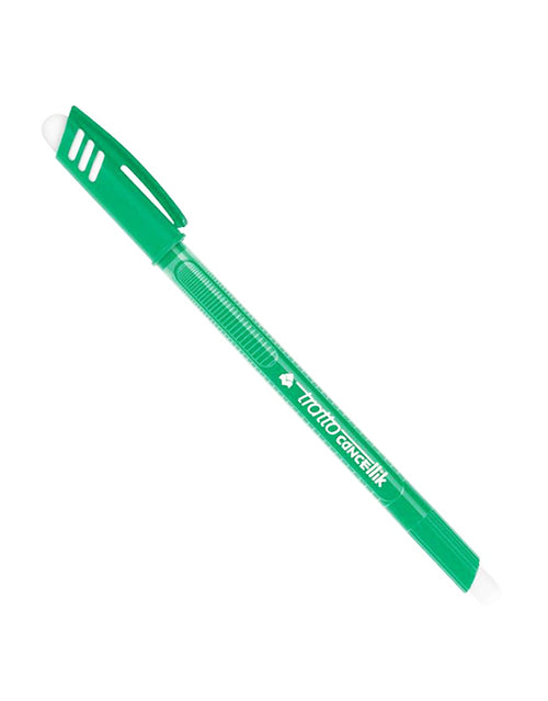Confezione 12 penne cancellabili Tratto Cancellik colore verde