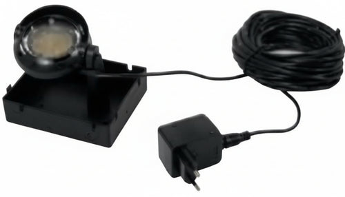 VERDEMAX - FARETTO LIGHTMAX 20 LEDS - CON CAVO 10MT - PER LAGHETTI E GIARDINI