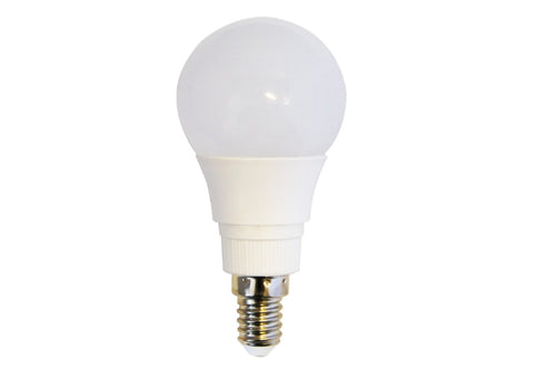 ELECTRALINE - LAMPADINA MINI GLOBO A LED - CON ATTACCO PICCOLO E14 5W 400LMN - A LUCE BIANCA CALDA