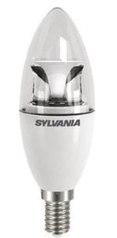 SYLVANIA - LAMPADINA TOLEDO CANDELA CHIARA 827 - 6,5W 470LM E14