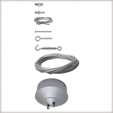 PAULMANN - SISTEMA A CAVI BASE "COMBI WIRE SYSTEM" 230V/12V/210W, 12M