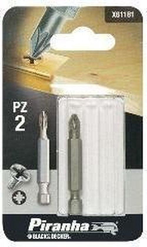 BLACK&DECKER - PIRANHA PUNTA PER CACCIAVITE - LAMA POZIDRIV 48MM