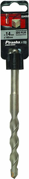 BLACK&DECKER - PUNTA DA TRAPANO PIRANHA PER MURATURA - PER TRAPANI A PERCUSSIONE SDS-PLUS - 166x14MM