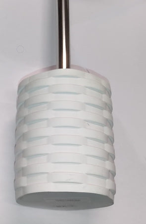 METAFORM - PORTA SCOPINO DA TERRA "MOSES" IN CERAMICA - COLORE BIANCO