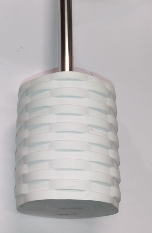 METAFORM - PORTA SCOPINO DA TERRA MOSES IN CERAMICA - COLORE BIANCO