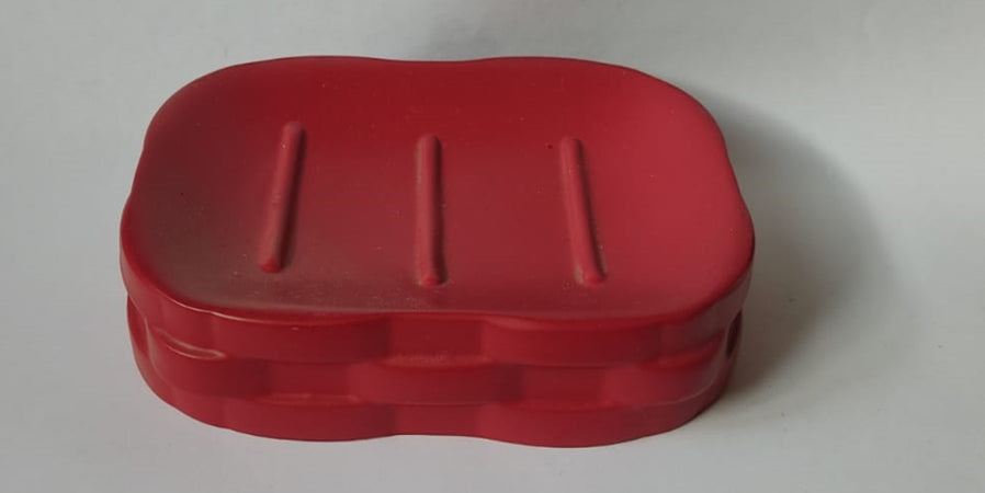 METAFORM - PORTA SAPONETTA LINEA "MOSES" - COLORE ROSSO