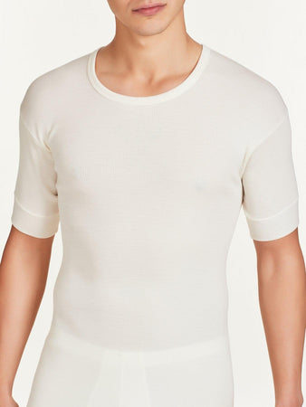 Ragno Maglia Uomo Intima Mezze Maniche Girocollo Lana Pesante 003157 S42 - Passarelli Biancheria