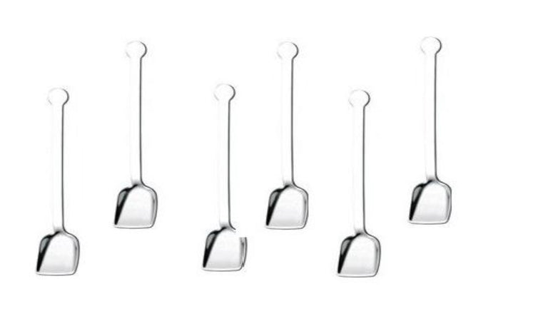 ABERT - CONFEZIONE DA 6 PEZZI - PALETTINE PER GELATO "RIFLESSO" 13,0CM - IN ACCIAIO INOSSIDABILE