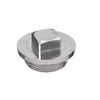 TAPPO MASCHIO IN OTTONE CROMATO 1/2