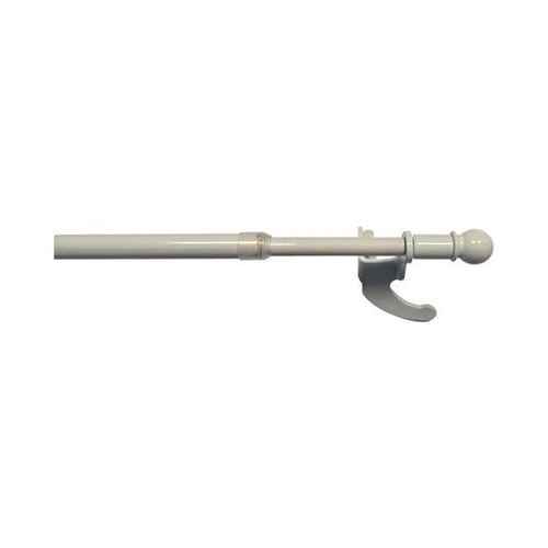 MOBOIS - TUBO BIANCO PER TENDE ESTENSIBILE NEORIDO POMOLO A PALLA DA 65 A 110CM