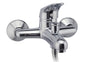 MISCELATORE ESTERNO DOCCIA-VASCA SERIE DAILA - IN OTTONE CROMATO