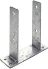 STAFFA DI SUPPORTO PER PALI - FORMA AD U - AVVITABILE 81X60MM