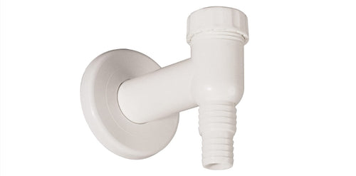 SIFONE ESTERNO PER LAVATRICE - IN PLASTICA COLORE BIANCO