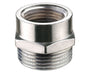 RACCORDO F1/2xM3/4 - IN OTTONE CROMATO