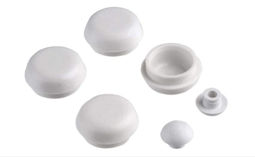 4 PEZZI - SET TAPPI PER SEDILE WC LUSSO - COLORE BIANCO