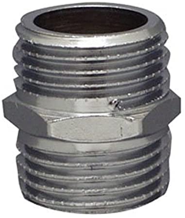 RACCORDO DOPPIO MASCHIO 3/8 - IN OTTONE CROMATO