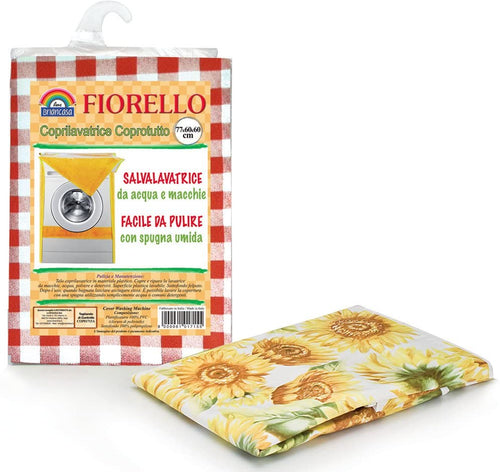 STUPENDA - COPRILAVATRICE FIORELLO 77X60X60CM - SALVA DA ACQUA E MACCHIE