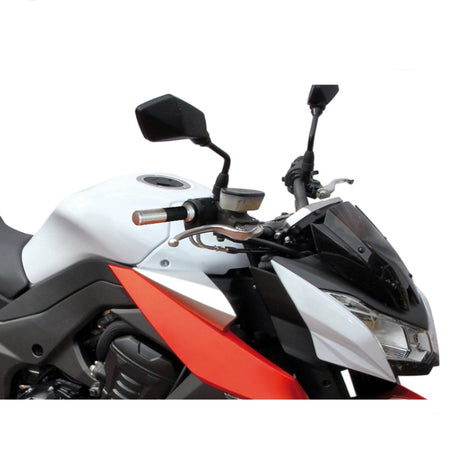 LAMPA - MANOPOLE "TATOO" UNIVERSALI PER MOTO E SCOOTER - IN ALLUMINO E GOMMA ANTISCIVOLO - DESTRA Ø25MM E SINISTRA Ø22MM