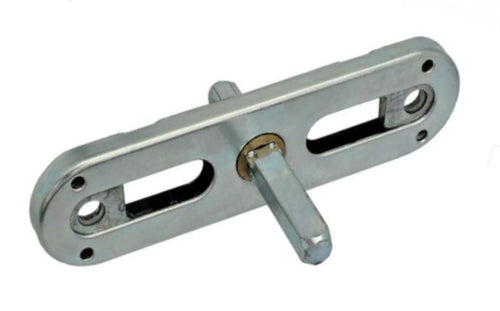 MOVIMENTO PER CREMONESI PER MANIGLIA FINESTRA - GRATZ CON FORI QUADRO 7 - IN ACCIAIO